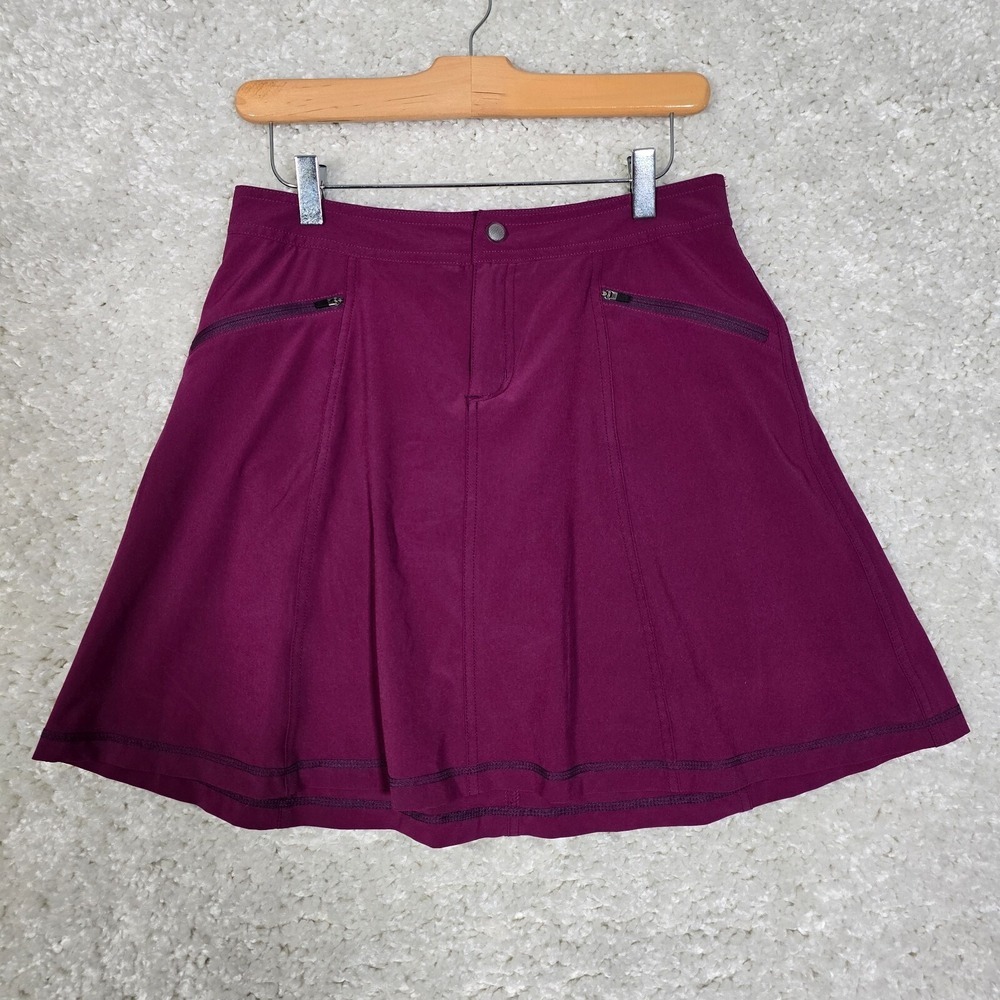Title Nine Nimblene Skort Womens 2 Purple Zip Pockets Athletic Hiking Gorpcore